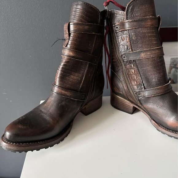 Freebird Apex Boots in Cognac size 8 - never worn - Picture 5 of 7